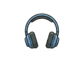 Headphones illustration