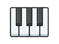 Piano keys illustration