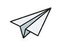Paper plane illustration