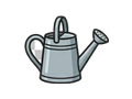 Watering can illustration