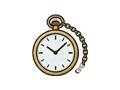 Pocket watch illustration