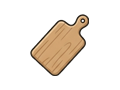 Cutting board illustration