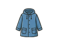Raincoat illustration