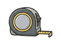 Tape measure illustration