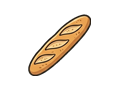 Baguette illustration