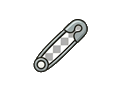 Safety pin illustration
