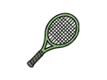 Tennis racket illustration