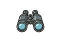 Binoculars illustration