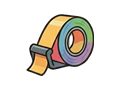 Tape roll illustration