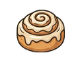 Cinnamon roll illustration