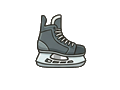 Ice skate illustration