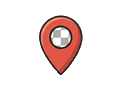Location pin illustration