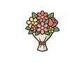 Flower bouquet illustration
