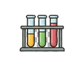 Test tube illustration
