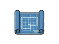 Blueprint illustration