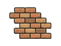 Brick wall illustration