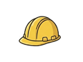 Hard hat illustration