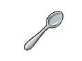 Silver spoon illustration