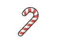 Candy cane illustration