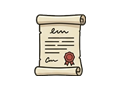Legal document illustration