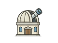 Observatory dome illustration