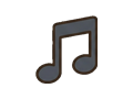 Music note illustration