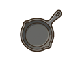 Frying pan illustration