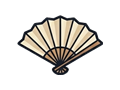 Folding fan illustration