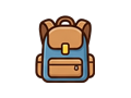 School bag illustration