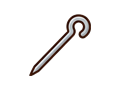 Tent peg illustration