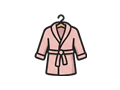 Bathrobe illustration