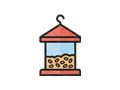Bird feeder illustration