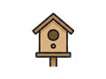 Birdhouse illustration