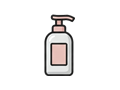 Lotion bottle illustration