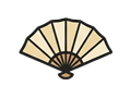 Paper fan illustration