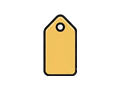 Hotel room tag illustration