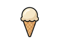 Ice cream cone illustration