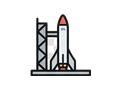 Launch pad illustration