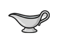 Gravy boat illustration