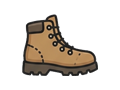 Hiking boot illustration