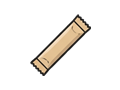 Sugar packet illustration
