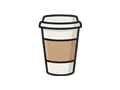 Takeaway cup illustration