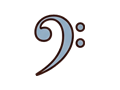 Bass clef illustration