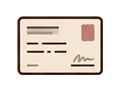 Library card illustration