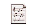 Sheet music illustration