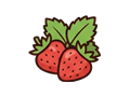 Strawberries illustration