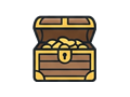 Treasure chest illustration