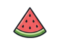 Watermelon slice illustration