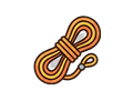 Climbing rope illustration