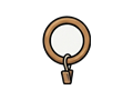 Curtain ring illustration